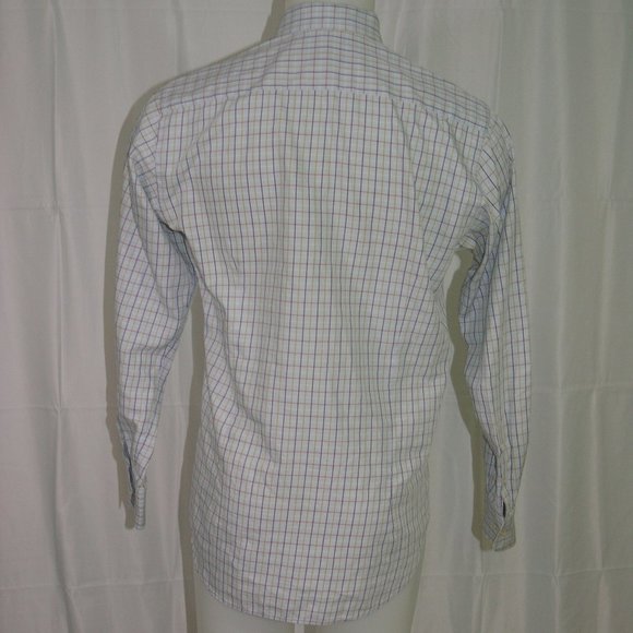 Etro Blue Plaid OCBD Size 40 Neck Size 15 - Picture 7 of 8